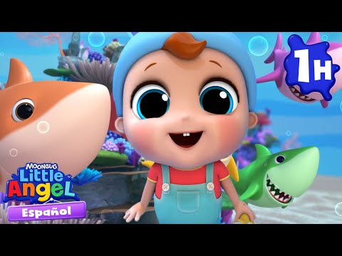 Bebé Juan va al acuario🦈| Canciones Infantiles con Bebé Juan🎵| Little Angel Español