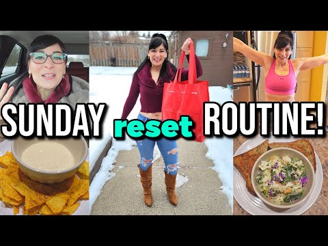 SUNDAY RESET | Weight Loss Meal Prep, Mall Cardio, New Workout Clothes, High Protein Snack