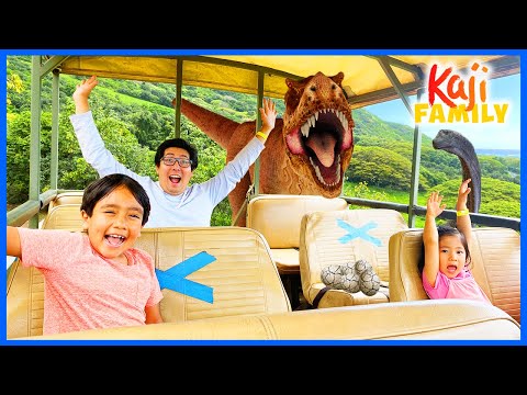 Jurassic World Dinosaur Jungle Adventure at Kualoa Ranch in Hawaii!