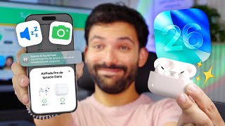 ACTUALIZAR AirPods a iOS 26 😍 5 NOVEDADES