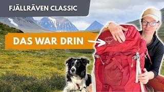 What’s in my pack? 🎒Mein Rucksack beim Fjällräven Classic – unsere Mehrtageswanderung mit Hund 🐾