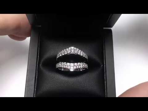 Bespoke Enhancer Ring in Platinum with 1.08ct Diamonds