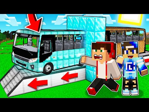 TUNING AUTOBUSÓW DZIĘKI SEKRETNEJ MASZYNIE W MINECRAFT?! GPLAY & LAKI