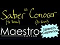 Distinguishing Saber and Conocer in Spanish