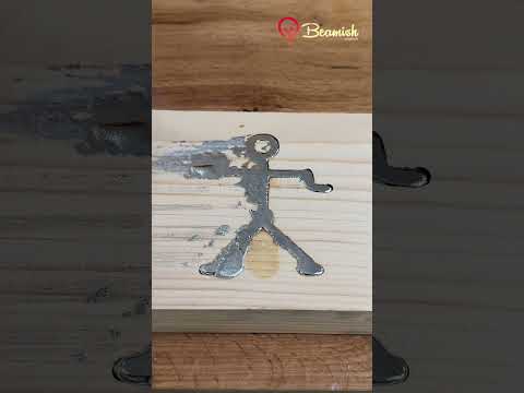 Pouring Molten Metal onto Pine Wood 🔥🌲 #diy #wood #metal #pouring