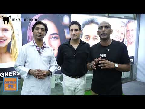 aleem Albela and Goga Pasroori visit at @dentalaestheticspk