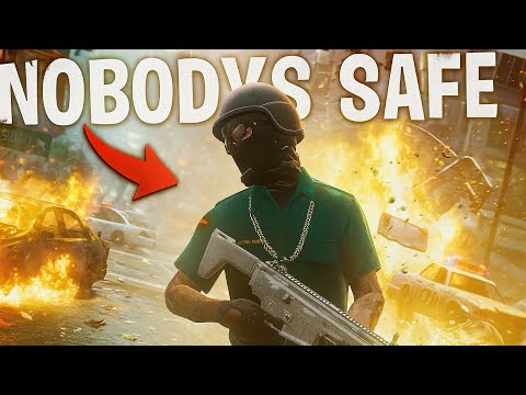 GTA 5  free mode going crazy nobody safe ￼