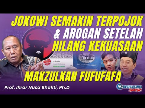 Jokowi Semakin Terpojok & Arogan Setelah Hilang Kekuasaan. Makzulkan Fufufafa | #SPEAKUP