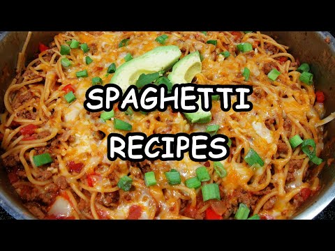 Easy Dinner Recipes Using SPAGHETTI PASTA | Comfort Food Spaghetti Recipes!