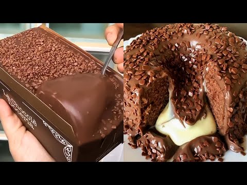 Delicious and Attractive Chocolate Cake Decoration 🍫 Tips for making delicious chocolate cakes 🍫