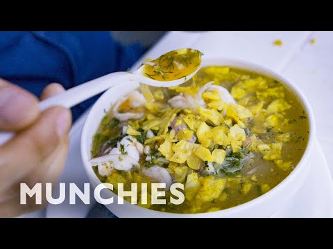 YouTube video thumbnail: Encebollado - Encyclopedia of Latin American Food
