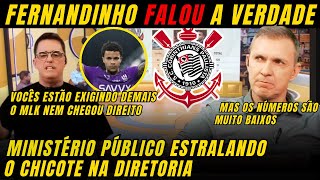MP REJEITA PEDIDO DA DIRETORIA DO CORINTHIANS! INVESTIGAÇÃO CONTINUA!
