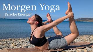 15 MIN MORGEN YOGA WORKOUT FLOW 🌊 | Dynamische Ganzkörper Dehnung Anfänger - Mittelstufe (Deutsch)