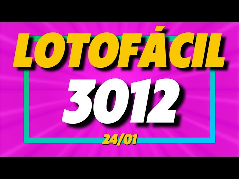 Resultado da Lotofácil 3012