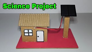Solar Energy Working Model Science Project | Solar Power System