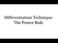 Differentiation Techniques and Rules