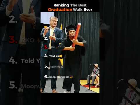 Ranking the best graduation walk Ever .