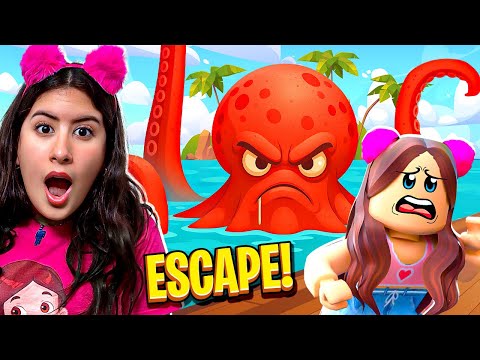 Maria Clara está PRESA na ilha do KRAKEN! Será que ela escapa?! (ESCAPE KRAKEN ISLAND! OBBY)