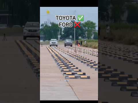 Stability test of Toyota Prado VS Ford Endeavour🗿🔥