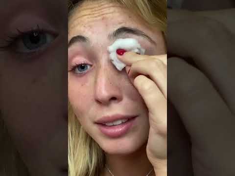 and this is why we don’t sleep with mascara on! #fyp #mascara #sleep