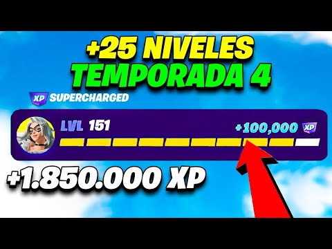 [MAPA de XP] Como *SUBIR RAPIDO DE NIVEL* en FORTNITE 2024 *BUG de EXPERIENCIA* Temporada 4 XP BUG