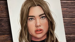 Watercolor Portrait Painting Process