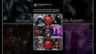 Which Insomniac Spider-Man Were The Hardest And Easiest To Beat #shorts #meme