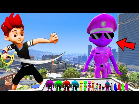 LITTLE SINGHAM WITH SHIVA KICKO SHINCHAN FOUND BIGGEST EVER KICKO IN GTA 5 #73