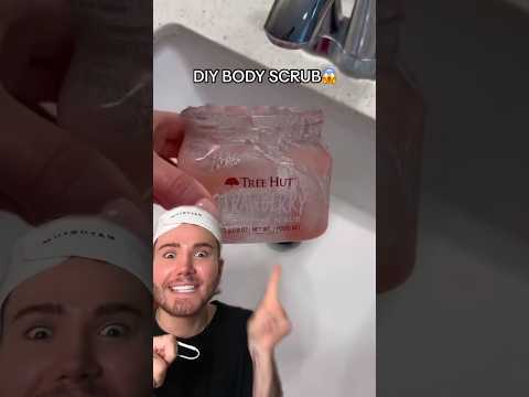 VIRAL DIY BODY SCRUB!😱(follow for more!💗) #bodyscrub #skincare #beauty #skincareroutine #skin #diy