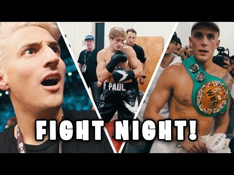 JAKE & LOGAN PAUL UNSEEN BACKSTAGE FIGHT FOOTAGE! Truth about DRAW!
