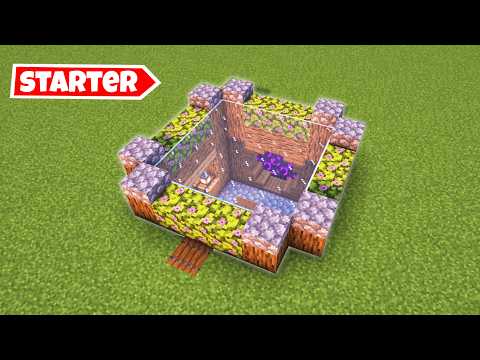 Minecraft Starter Underground House🏠⚒️