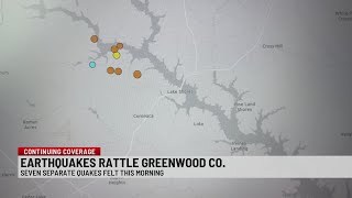 7 Earthquakes Shake Greenwood County Overnight | Residents Report Feeling the Tremors