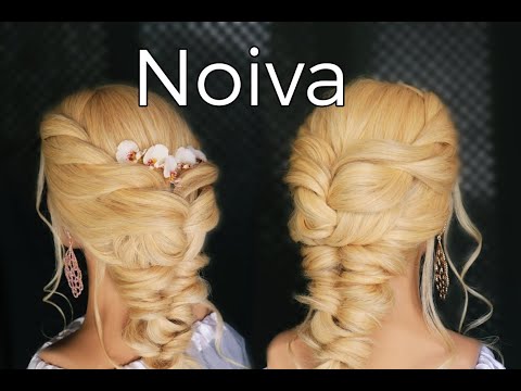 noiva de penteado preso, Прическа на длинные и средние волосы. خطوة بخطو تسريحة  لعروس