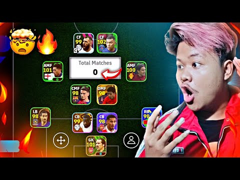 GUA PAKE SEMUA KARTU 0 MATCH!! PEMAIN YANG GAPERNAH DIMAININ TERNYATA GACOR EFOOTBALL 2025 MOBILE