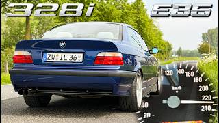 BMW E36 328i // 0-100 100-200 TOP SPEED POV & SOUND