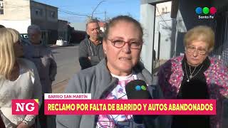 Reclamo por falta de barrido y autos abandonados