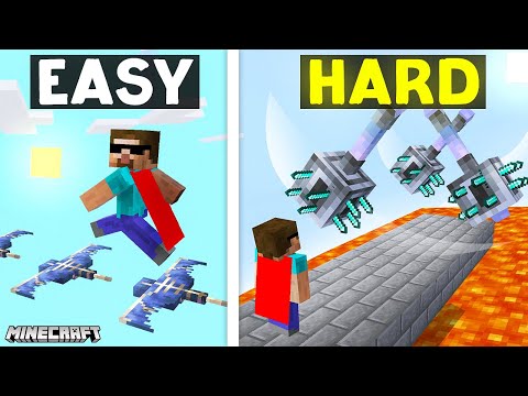 NOOB vs PRO: EASY TO HARD BUILD BATTLE CHALLENGE IN MINECRAFT