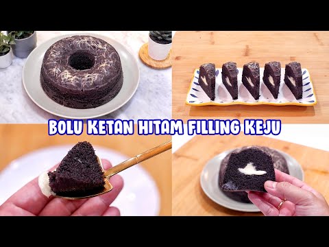 RESEP BOLU VIRAL !! BOLU KETAN HITAM FILLING KEJU TETAP EMPUK MESKIPUN SUDAH DINGIN