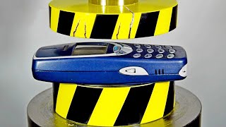 HYDRAULIC PRESS VS THE STRONGEST PHONE NOKIA3310
