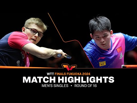 Alexis Lebrun vs Lin Shidong | MS R16 | WTT Finals Fukuoka 2024