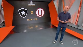GLOBO ESPORTE RJ BOTAFOGO NOTÍCIAS! BOTAFOGO X UNIVERSITARIO ONDE ASSISTIR E MAIS
