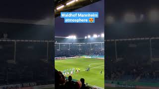 Atmosphere at Carl Benz Stadion for Mannheim Vs Union Berlin DFB Pokal (Cup) game !