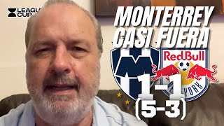 RAYADOS CASI ELIMINADOS | Monterrey vs NY Red Bulls | Leagues Cup 2025