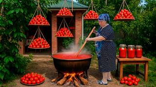 🍅 Fresh Tomatoes to Perfect Paste | Homemade Paste Recipe Anyone Can Do!
