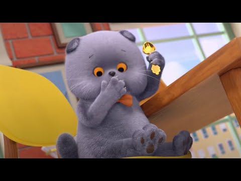 Кот Басик - Когтеточка 3 серия - Прикольные мультики про котиков Сборник