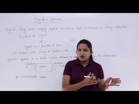 Signals & Systems - Introduction