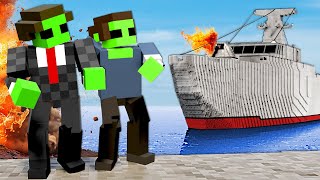 ZOMBIE SURVIVAL ON WARSHIP! (Teardown)