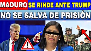 ALERTA PASÓ HACE TRES MINUTOS INTERVENCIÓN DE EEUU MUY CERCA MADURO SÚPLICA A TRUMP NOTICIAS DE HOY