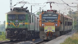 Inaugural Run of ERODE AMRIT BHARAT Express | 1st Amrit Bharat Express of SR | Train Videos | I R