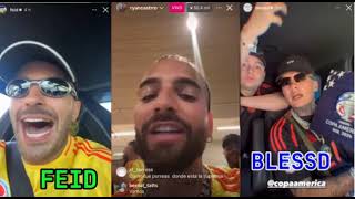 MALUMA Y SUS AMIGOS DROGADOS? INSULTAN AL DIBU EN LA FINAL DE LA COPA